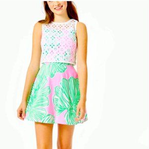 Lilly Pulitzer Girls Gabriella Set Mandevilla Baby Who Let The Fronds Out NWOT